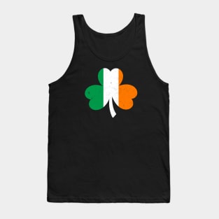 Vintage Shamrock - Flag - St. Patricks Day Tank Top